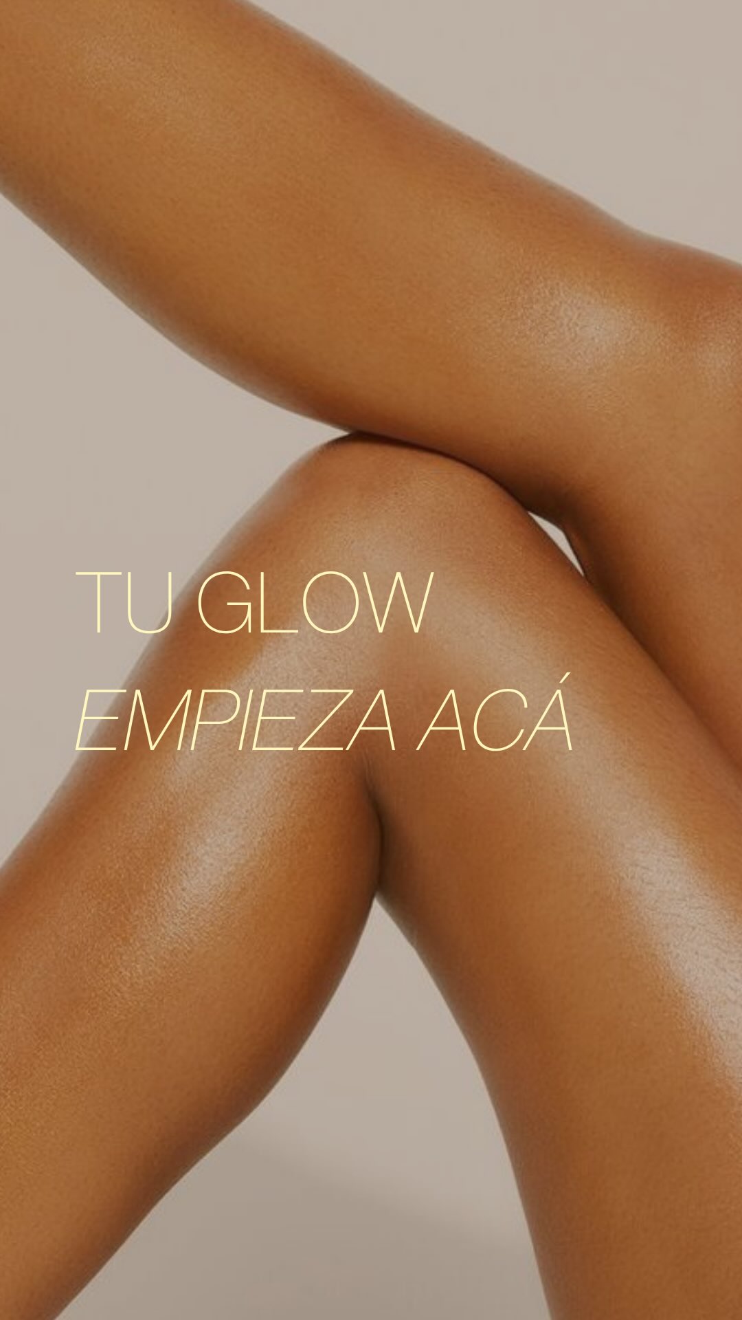 Piel bronceada, imagen publicada por Oriana